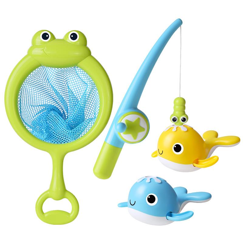 Water Spray Bath Toys Summer Fishing Toys Play Water Fishing Bath Kids Set Baby Cute Animals Bath Toy Swimming Water Toys Gifts