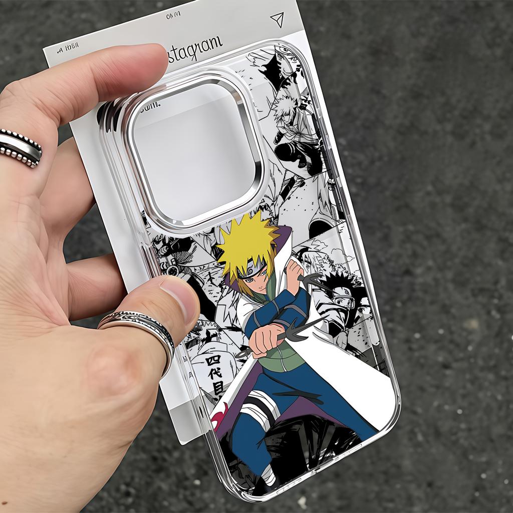 Anime Minatos Namikazes Phone Case for Samsung Galaxy S26 S25 S24 S23 S22 S21 S20 Note20 FE Ultra Edge Plus 4G 5G Clear