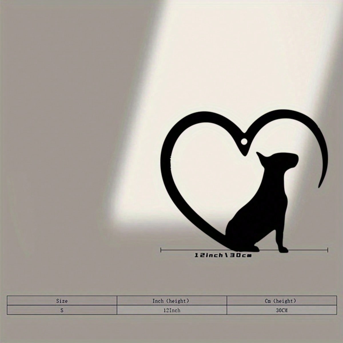 

Retro Bulldog Heart Shaped Metal Wall Art Weather Resistant Iron Garden Decor 26x30