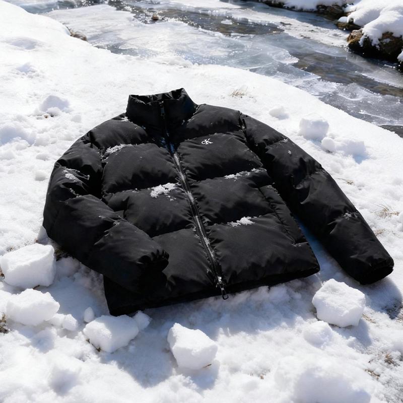 Calvin Klein Casual Commuter Letter Stand Collar Down Jacket Men Jacket 4RD577G-UB1