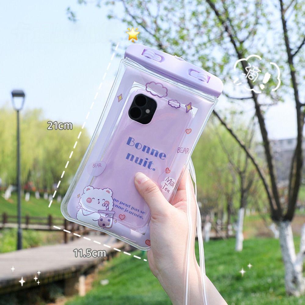 1Pcs Air Bag Shockproof Waterproof Phone Case Cartoon Rabbit Phone Cover New Phone Bag