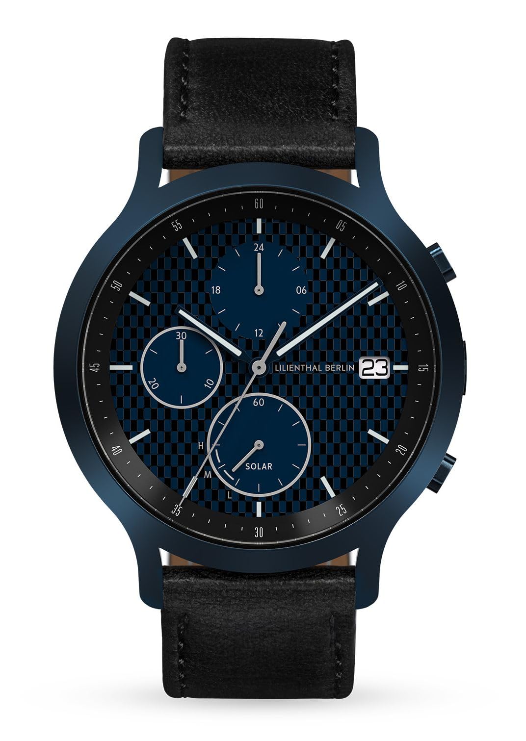 

Watch Solar Chronograph Date Limited Made in Germany Black [Lillianthal Berlin] C01-LE-SLR-2-B004E Men s