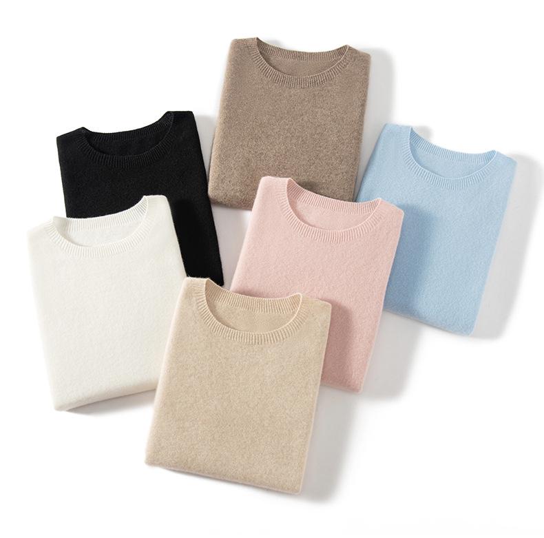 Women's 100% Cashmere Sleeveless Knit Camisole - Round Neck Base Layer Sweater.