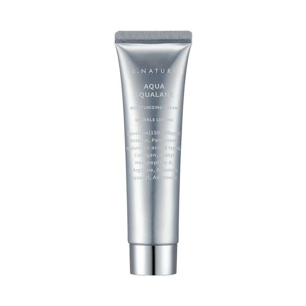 S.NATURE Aqua Squalane Moisturizing Cream 60ml Double Pack (+Calming Pad 2P+Sun Cream 1.5m)