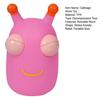 Popping Eye Cabbage Worm Toy Anxiety Stress Relief Colorful Caterpillar Squeeze Pinch Sensory Toy Kids