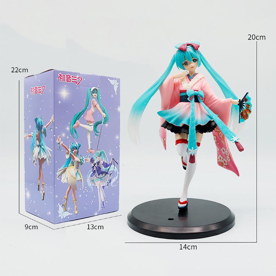 

Animation Vocaloid Star Tokyo Kimono Figurine Miniature Tabletop Adorable Action Figure POLYVINYL CHLORIDE Collector Animation Figurine Kawaii Girl