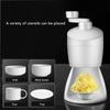 Handkurbel-Eisraspler 420 Edelstahl Manuelle Schnee-Eis-Kegelmaschine Slushie-Maker für Zuhause Outdoor Kommerzielle Nutzung mit Schüssel