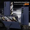 Orginal Matte Skin Feelwith S Pen Stand Phone Case for Samsung Galaxy Z Fold 7 6 5 4 3 Wristband Holder Hinge Slot Protect Cover
