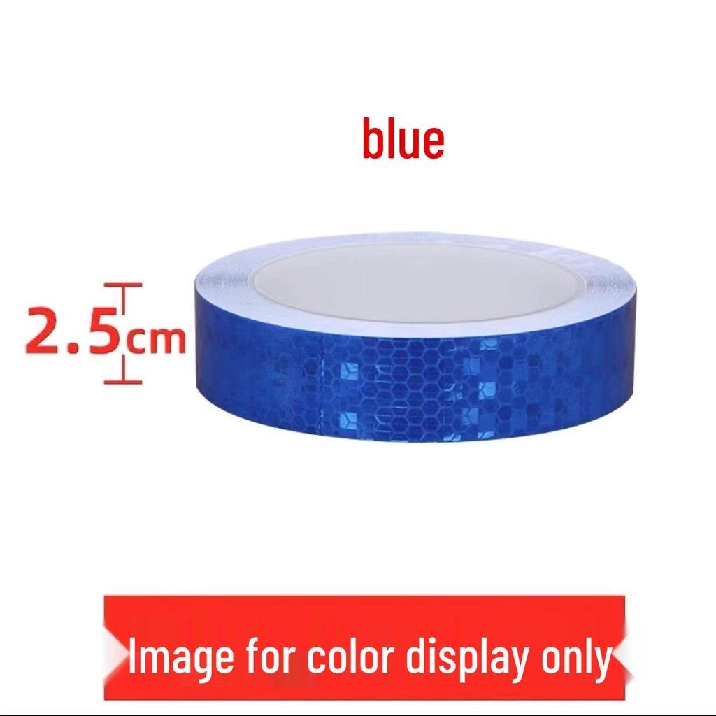 1cm Reflective Sticker for Bicycles, Cars, & Helmets - Luminous Warning Strip