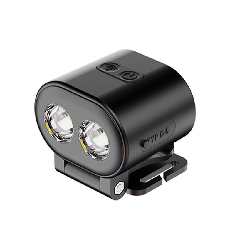 New LED Sensor Bright Headlamp, Long-Lasting Li-ion, Portable Waterproof, Clip-on Cap Light, COB Silicone for Night Running