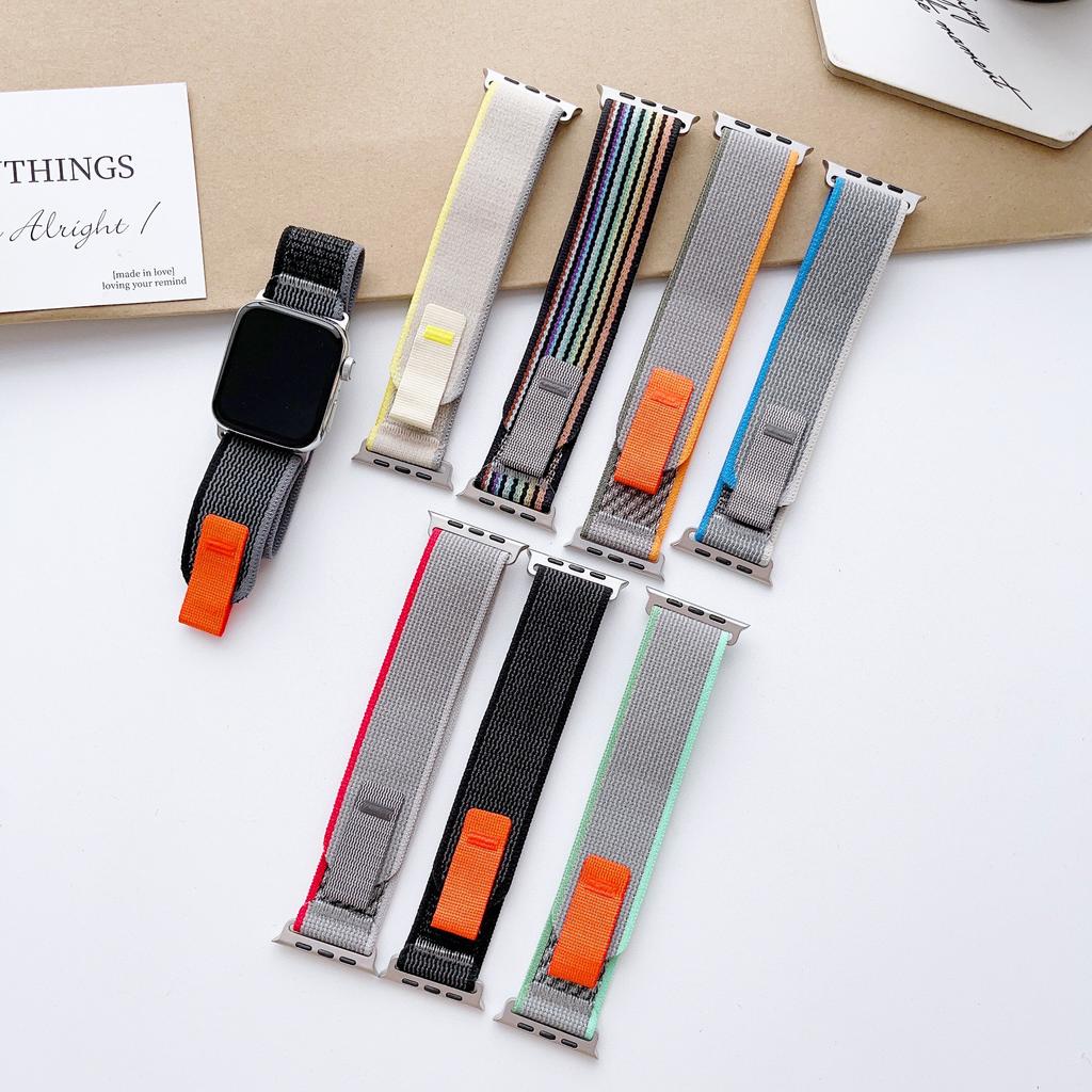 Trail Loop Strap für Apple Watch Band 49mm 44mm 45mm 40 41 42 38 mm Correa Armband Nylon Armband Iwatch Serie 8 Ultra 7 6 5