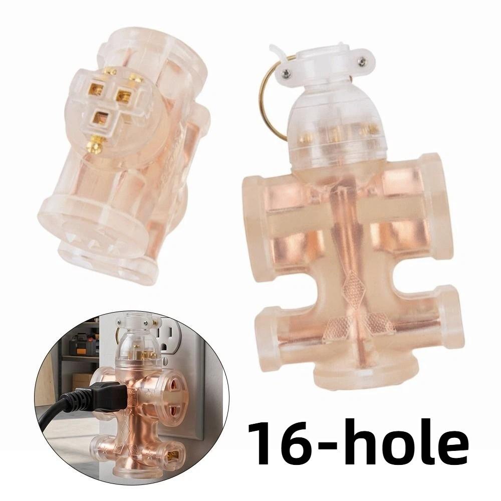 16-hole Electric Drilling Socket High-power Floor Drag Plug Self-plugging