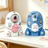 Raketen-Astronaut Münz-Sparschwein Kinder Geldsparbox Rollenspiel Spielzeug Heimdeko Ornament für Wohnzimmer Schlafzimmer Baby Geschenke