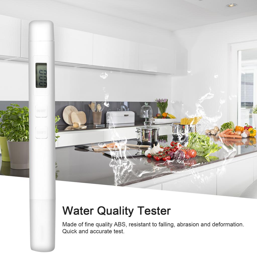 Multifunctionele digitale 3-in-1 waterkwaliteitstester, draagbare waterkwaliteittestpen met hoge nauwkeurigheid