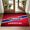 Montreal Canadiens Design Crystal Velvet Rug Soft Decorative Mat for Bedroom Entrance