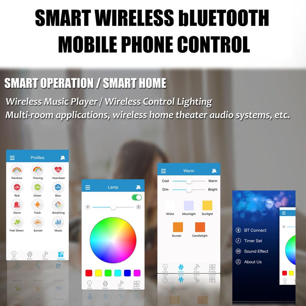 Plafoniere LED RGBW dimmerabili da 100 W con musica, altoparlante Bluetooth, telecomando e controllo APP, plafoniera a filo