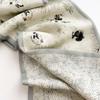 New double-sided heterochrome silk wool scarf women's high-end long silk hair scarf fashion atmosphere streamer