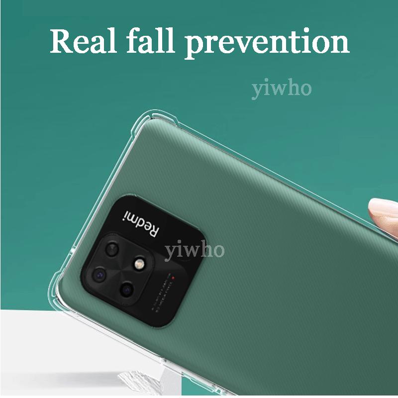 Luxury Clear Soft Silicone Case For Xiaomi Redmi 10C Shockproof Transparent Redmi10c 10 C  6.71" Mobile Phone Cases Back Covers