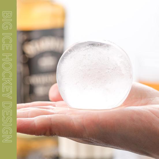 1/4Pcs Ice Mold Sphere Maker Stackable Easy Release Circle Ice Mold with Lids Large Spherical Ice Makers for Whiskey Cocktails Bourbon
