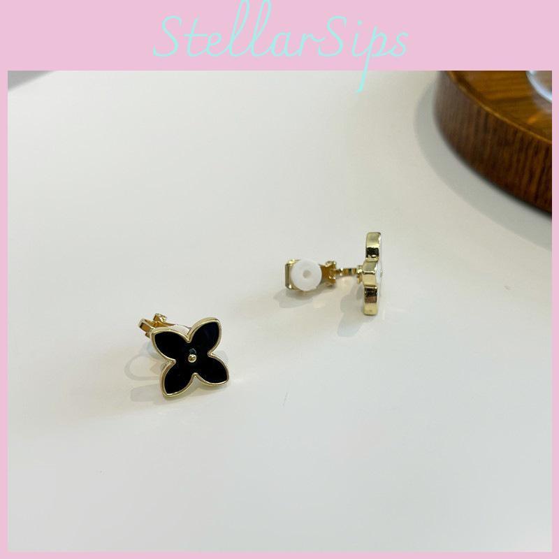 Arknights Mizuki Cos Game Four Leaf Clover Ear Earrings Animation Peripheral