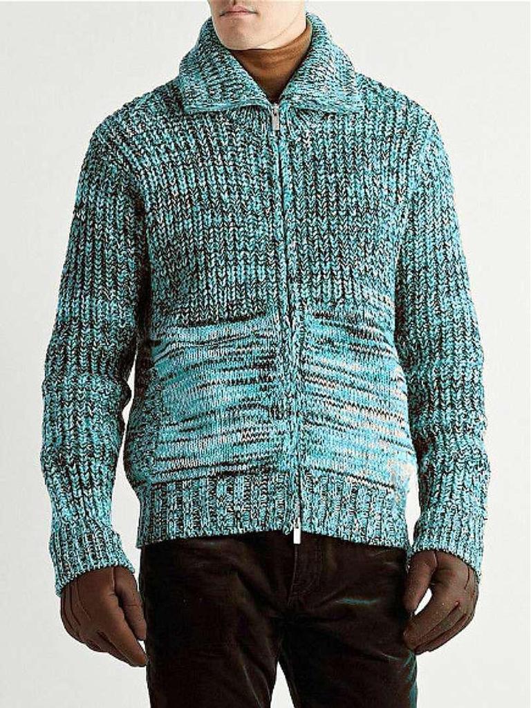 2024 Trendy Men's Knit Lapel Sweater Coat - Loose Fit for Spring and Autumn