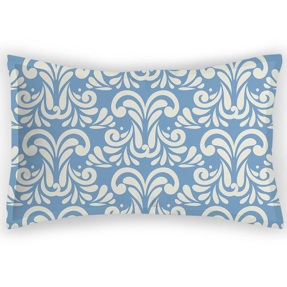 

Однотонная наволочка Сатин Простая Европейская Цифровая печать Наволочка Дом Студент Полиэстер Наволочка 30 * 50/115g satin