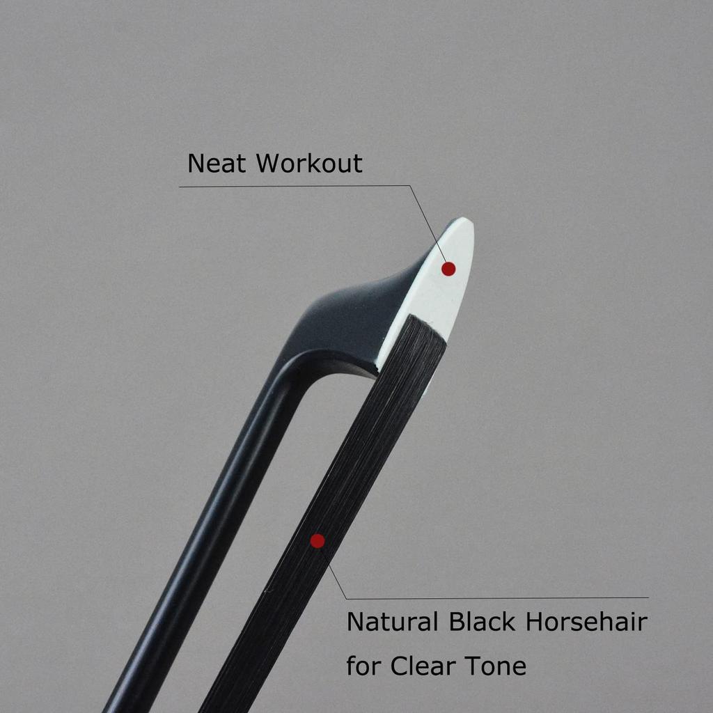 VINGOBOW Carbon Fiber Cello Bow Black Hair [Unique]