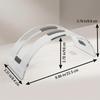 Minimalist Vertical Laptop Stand Transparent Notebook Dock Invisible Acrylic Laptop Stand  Travel