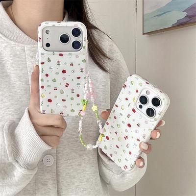 Custom Fruit Butterfly Raindrop Phone Case for iPhone 17/16 Pro Max/15/14 - Premium Feel