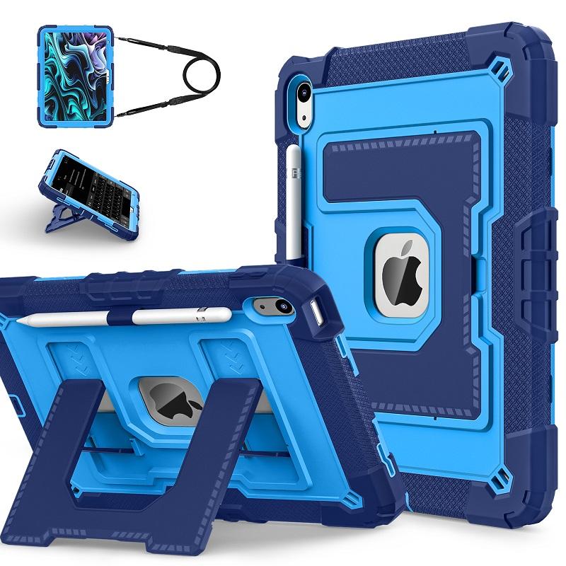 Funda for IPad 7th 8th 9th Generation 10.2 Case IPad 11th Gen 11 10th 10.9 Shockproof Safe PC Silicon Hybrid Stand Tablet Cover