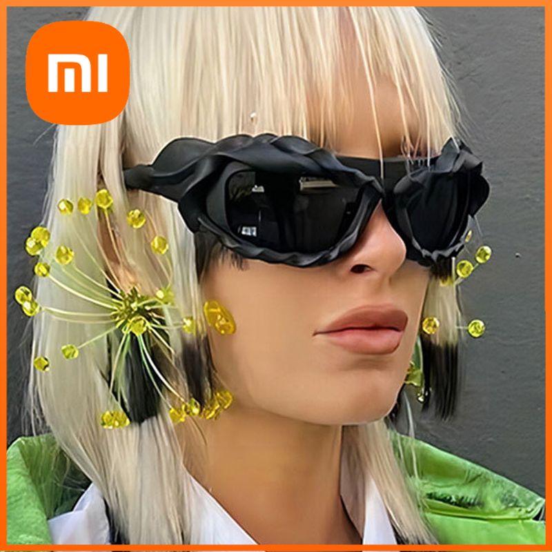 Xiaomi Y2k Personalized Hip-hop Sunglasses 2024 New Sports Versatile Sunglasses Party Sunglasses Trend