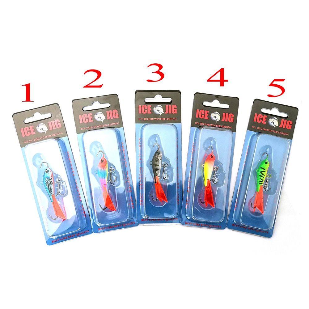 AD-Sharp Spoon Metal Lures 63mm/15g Ice Fishing Lure 2024 Winter Ice Fishing Lure Diamond