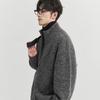 Men's Winter Stand Collar Wool Blend Zipper Cardigan