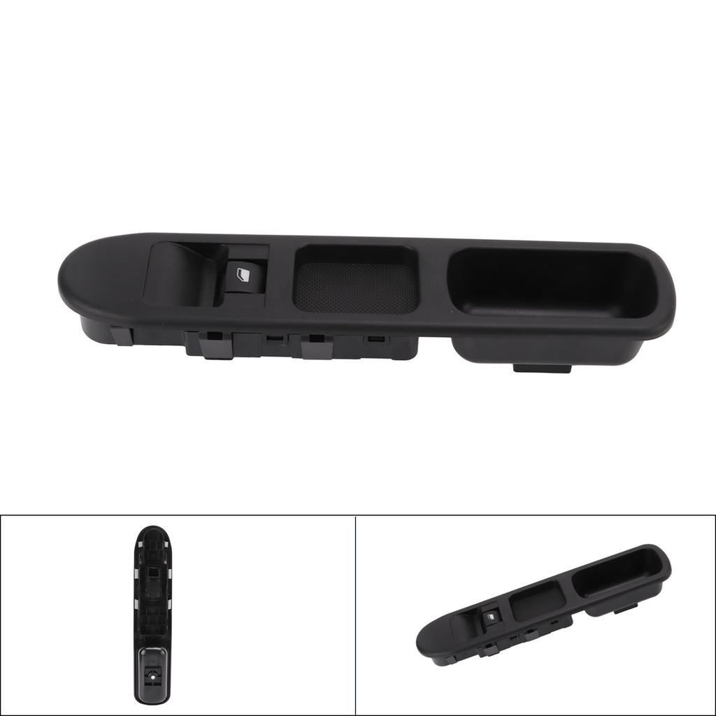 Fensterheberschalter Beifahrerseite 6490.HQ ABS Schwarz Empfindlicher Ersatz für PEUGEOT 207