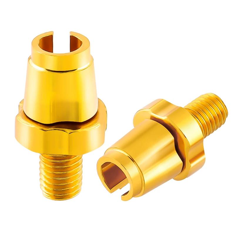2pcs M7 Bicycle Brake Lever Adjusting Screws Bike Shifter Cable Adjuster Bolts Aluminum Oy Colorful Screws Cycling Parts