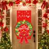 Bannière Drapeau de Noël Père Noël Arbre de Noël Bannière Décoration de Noël pour la Maison 2025 Ornements Cadeaux Noël Nouvel An