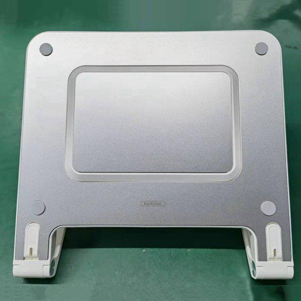 Silver & White Aluminum Alloy + ABS Gaming Semiconductor Laptop Cooling Pad Set Other