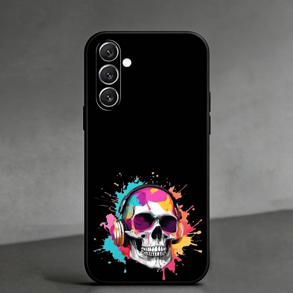 

C-Cool Colorful Graffitiy Phone Case For Samsung Galaxy A91,80,73,72 ,71,53,52,32 ,31,22,21s,20,Soft Black Case Samsung a31