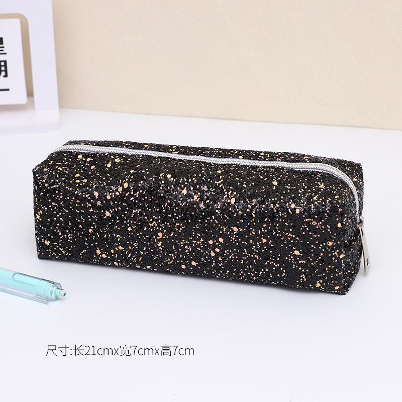 Korean Stationery Pencil Cases For Girls Glitter Pencil Case Trousse Pen Case Sequin Estuche School Supplies Pencil Pouch