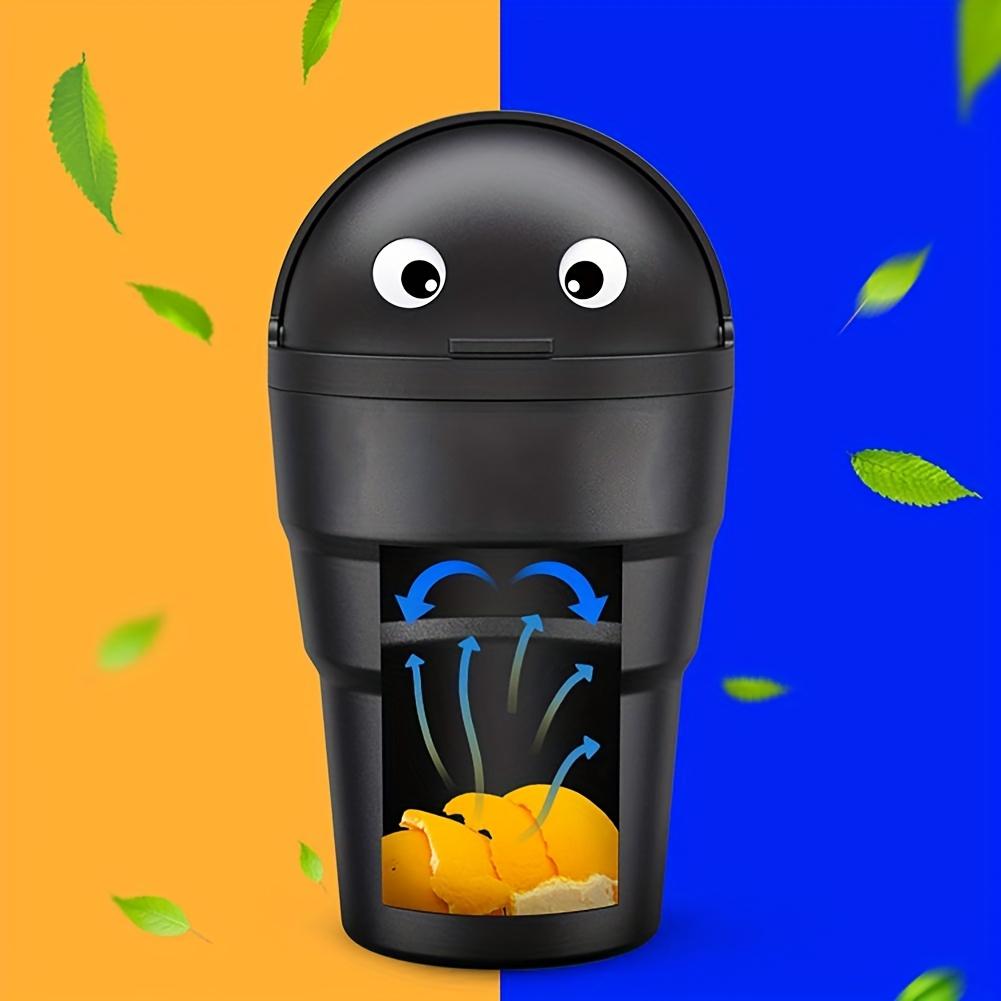 Adorable and Leak-Proof Car Trash Can - Universal Car Organizer Box with Swing Lid, Large Capacity, PP Material, Suitable for Car Glove Box