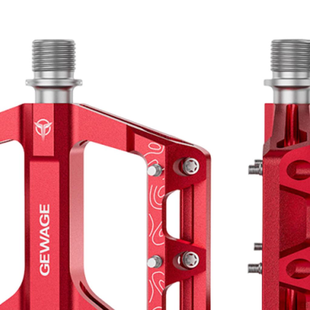 2 Pieces Bike Pedals Cycling Accessories Direct Replaces Flat Easy To Install for Maintenance