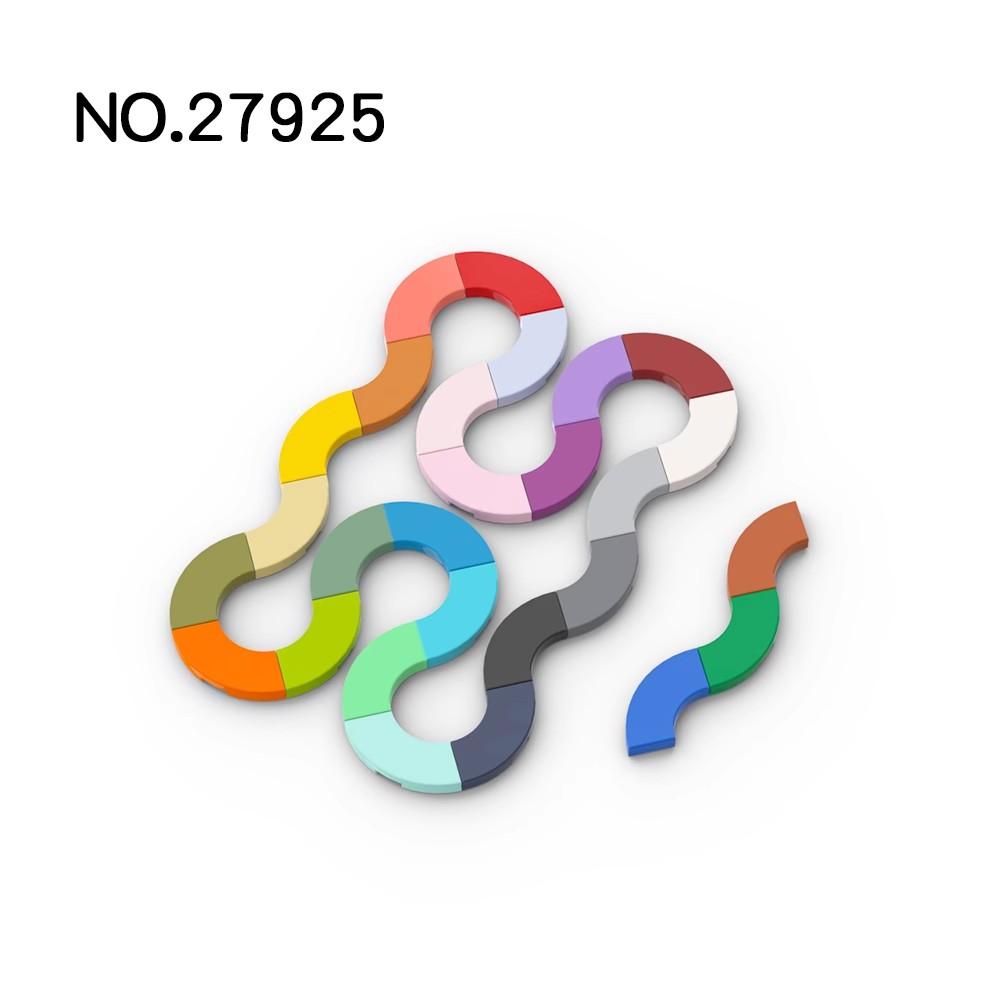 Non-Toxic 50Pcsmoc Compatible Assembles Particles High-Tech 27925 78560 Tile Round Corner 2 X 2 Macaroni Parts Diy Toys Building Blocks