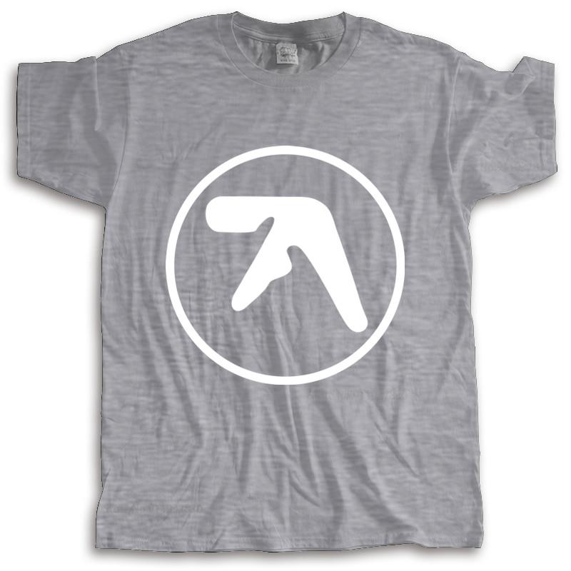 T-shirt Men Crew Neck Tees APHEX TWIN Logo T-SHIRT Electronic MUSIC Techno HARDCORE Windowlicker Tops Fashion Unisex Tees