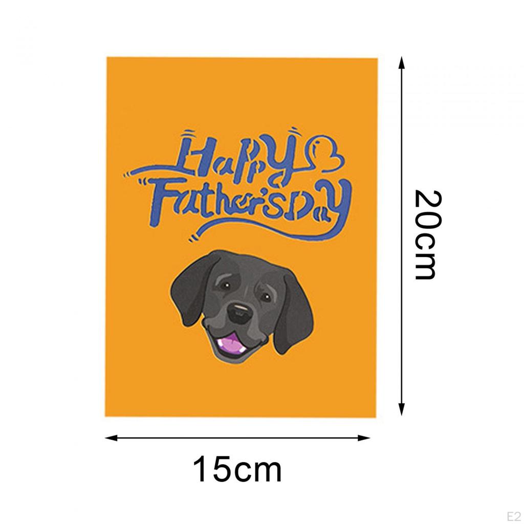 Fathers Day Card Father's Greeting with Message Note Birthday Gift for