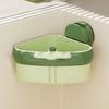 2Pcs Sink Strainer Baskets Large Capacity Automatic Dumping Simple Installation Suction Cup Sink Corner Racks for Kitchen
