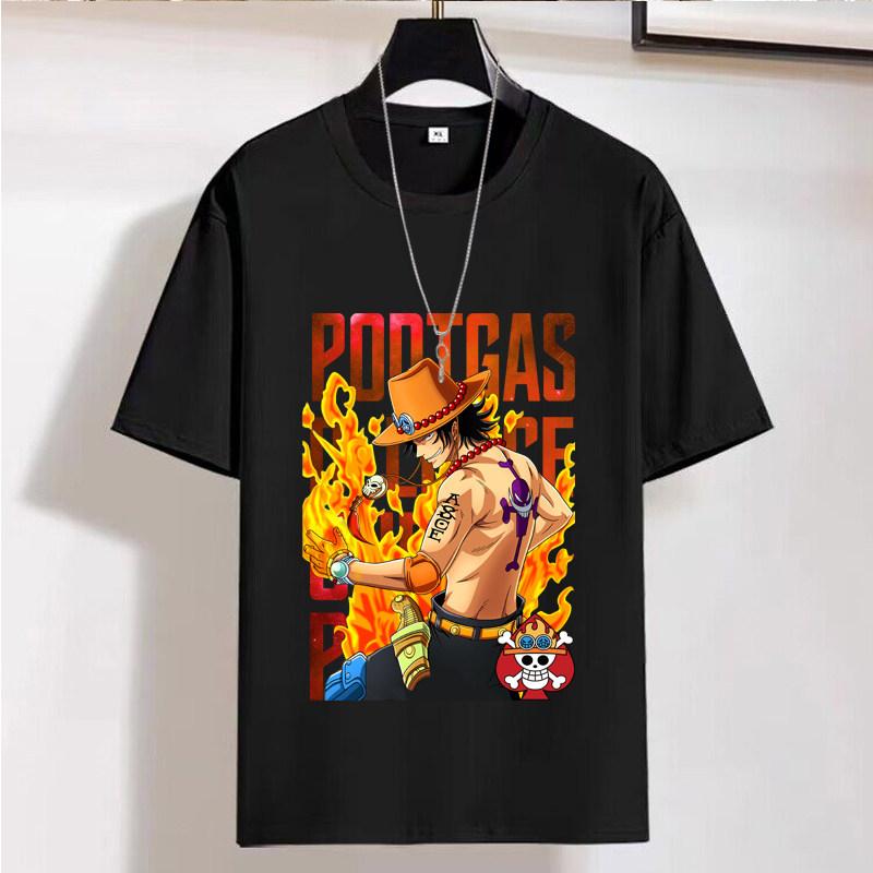 One Piece Shortsleeved Tshirt Mens Instagram Summer Trendy Casual Base Layer Loose Koreanstyle Halfsleeved Summer 4XL