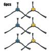 6 Pcs Side Brushes Vacuum Cleaner Brushes For Midea M7/ M7 Pro Household Supplies Cleaning Spare To Replace