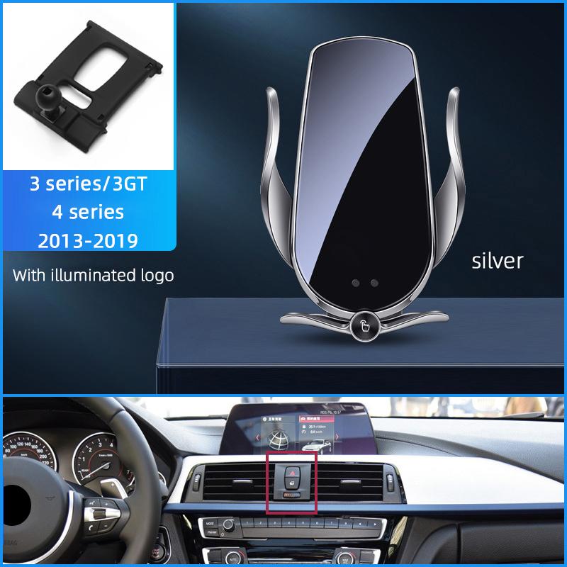 For Bmw X1 X2 X3 X4 X5 X6 X7 2 3 5 7 Series Wireless Charging Magnetic Car Phone Holder Base Charger Auto Accessories For iPhone