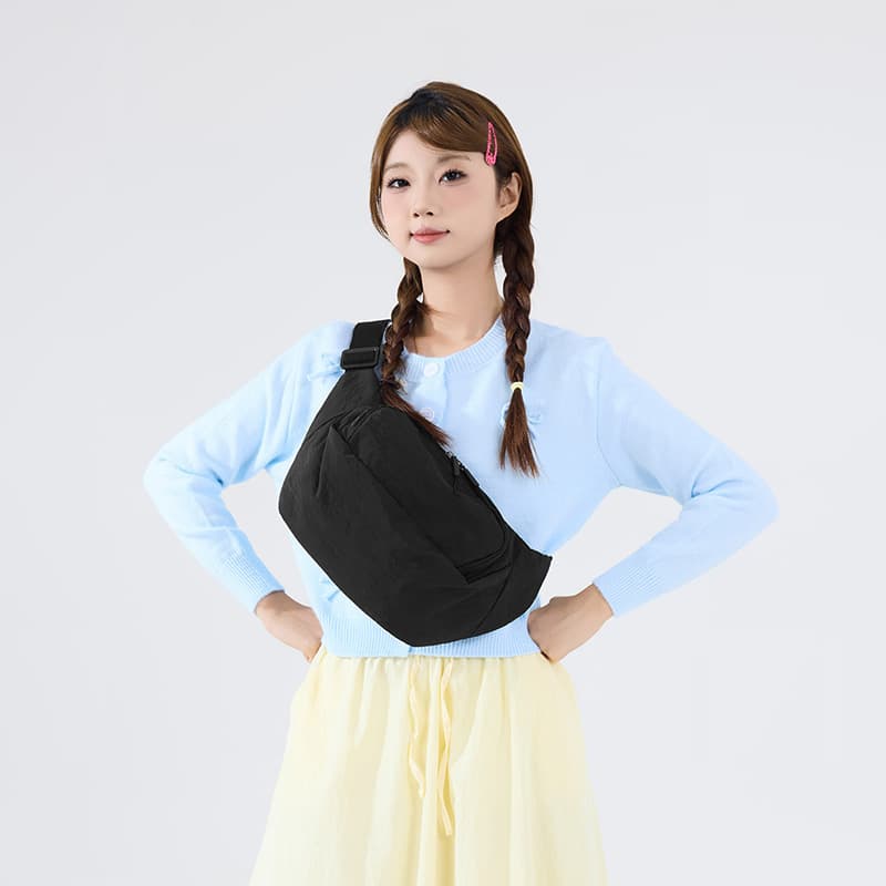 Large capacity casual breast bag women's crossbody fanny pack