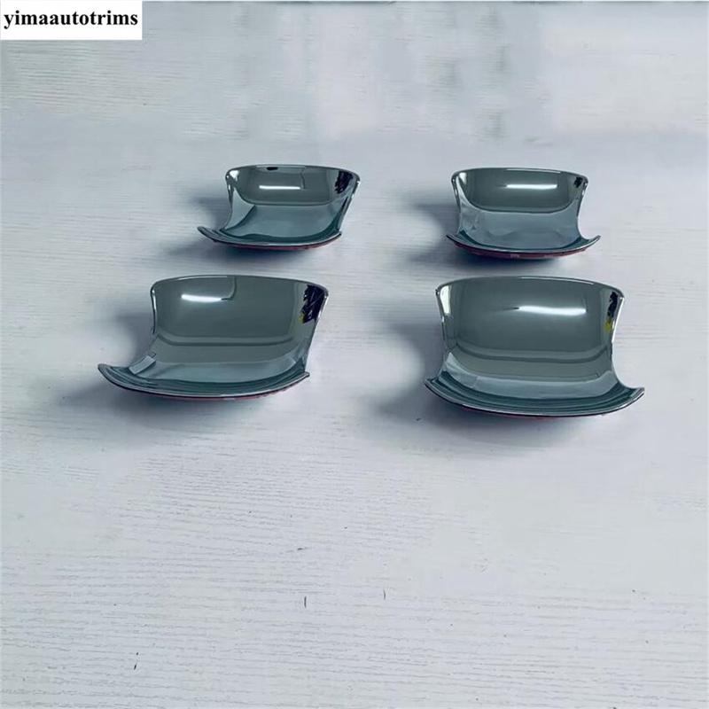 Outer Door Bowl / Rear Bumper Fog Light Lamp Eyebrow Cover Trim For Toyota Alphard Vellfire 40 Series 2024 ABS Accessories